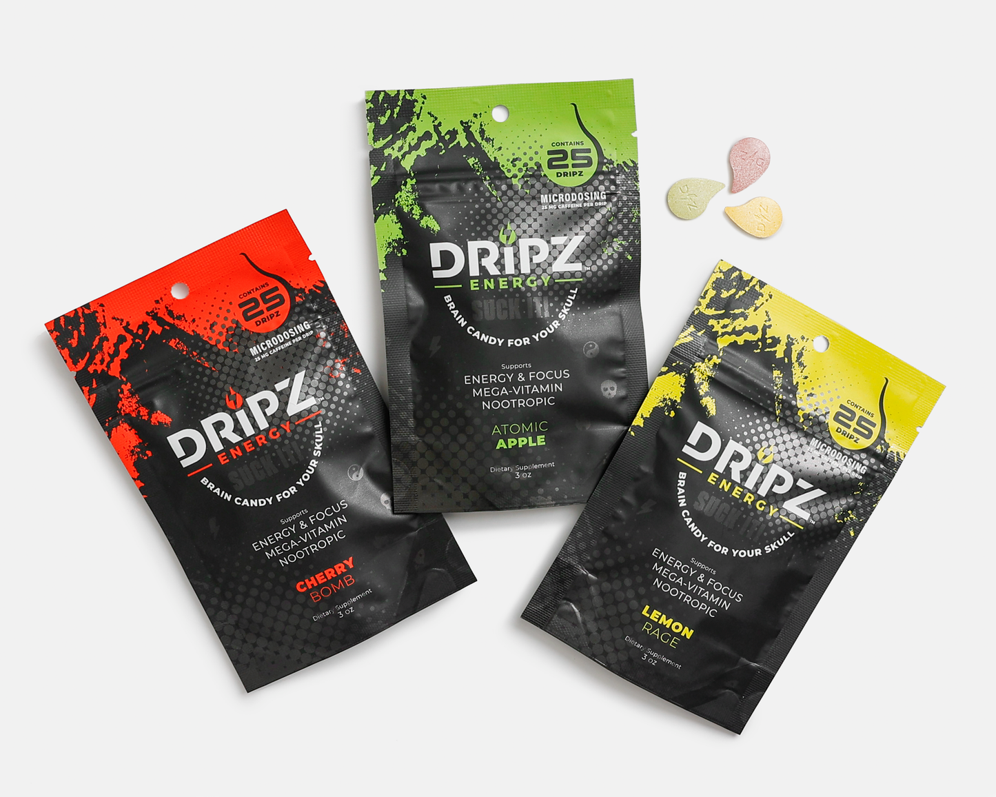 DRipz Caffeine Tablets - 3 Packs
